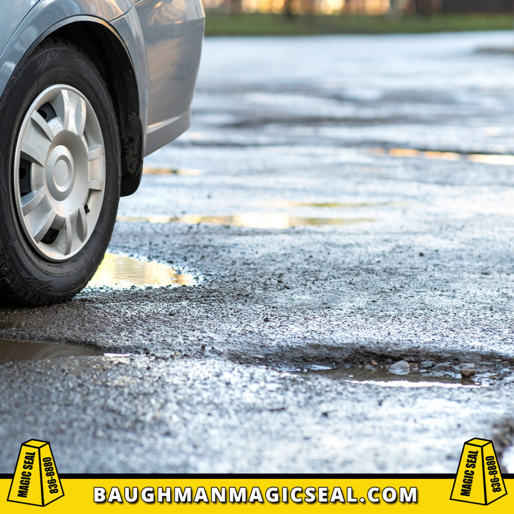 If your parking lot has #cracks, #potholes or other issues...